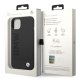 BMW iPhone 14 Plus Case Silicone Signature Logo MagSafe, Black