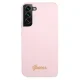 Guess Silicone Script Case for Samsung Galaxy S22 Plus, Lavender Pink