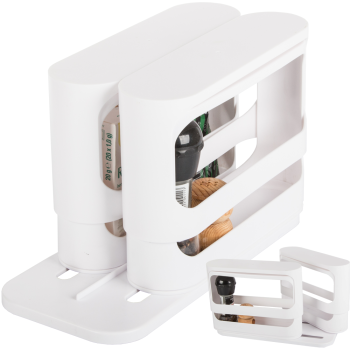 Rotating Kitchen Organiser for Spices, 14×31×28 cm, White