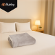 Ruhhy 00026293 Double-Sided Blanket 150x200 cm, Light Grey