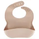Ikonka KX4526_5 Silicone Baby Tableware Set Crab, 9 Pieces, Beige
