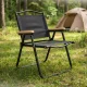 Mountain Goat Folding Camping Chair, Black