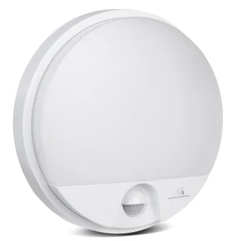 Maclean MCE291 W LED Facade Lamp with Motion Sensor, 15W, White