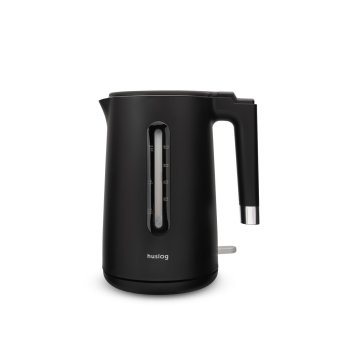 Electric Kettle Huslog Double-Wall 1.5L 2200W, black