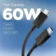 Spigen Essential EB6015CC USB-C to USB-C Cable 60W 150 cm - Black