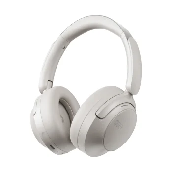 QCY H3S Wireless On-Ear Headphones with ANC and LDAC, White