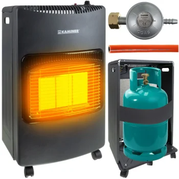 KAMINER Portable Gas Heater DE 26159, 4200W, Heats up to 60 m²