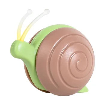 Cheerble Wicked Snail Interactive Cat Toy, Brown