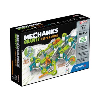 GEOMAG GEO-763 Konstruktors Magnētiskie Celtniecības Bloki Zobrati, 130 gab | Constructor Magnetic Building Blocks...