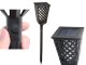 Dārza solārā lampa Lāpa ar krēslas sensoru, 107 cm
