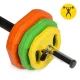 4FIZJO Training Barbell Set with Weights 20 kg
