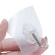 Self-Adhesive Wall Hooks, Transparent, 10 Pcs