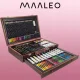 MAALEO Artistic Drawing Painting Set in a Suitcase for Kids, 128 pcs. (paints, pencils, brushes)