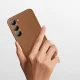 Dux Ducis Grit Case for Samsung Galaxy S23+, Eco Leather, Brown