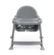 ECOTOYS 2-in-1 Convertible High Chair with Removable Tray, Grey