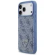 Guess 4G nauble Card Triange case for iPhone 18 Pro Max / 17 Pro Max, blue