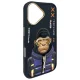 Nimmy Cool&Cute 2.0 Monkey Case for iPhone 16, Black