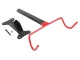Wall Mounted Bicycle Holder with 2 Hooks, Black