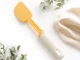Plastic Dough Scraper and Baking Spatula 27 cm, White-Orange