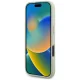 Guess Grained Big 4G Logo Small Classic Logo Case for iPhone 16, Green