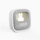 Forever Light PURE FNL-06 AURORA Alarm Clock with LED Night Light, White