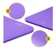 4Fizjo NBR Fitness and Yoga Mat 180x60x1 cm, Purple