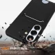 Samsung Galaxy S26 TPU Case with Card Holder and Crossbody Lanyard, Black