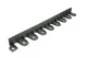 Plastic Lawn Edging Board, 800 x 80 x 45 mm, Dark Green