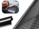 5D Carbon Fiber Vinyl Wrap Roll 1.52x18m, Black