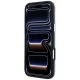 Karl Lagerfeld Grained Karl Head Metal MagSafe Case for iPhone 18 Pro / 17 Pro - Gray