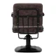 Gabbiano Katania Loft Hairdressing Chair, Dark Brown