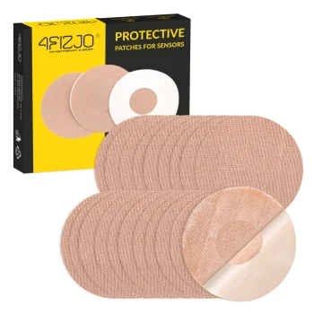 4Fizjo CGM Sensor Protective Patches, 20 pcs, Beige