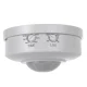 Maclean MCE314 W Ceiling PIR Motion Sensor, 360°, 6m, IP20, White