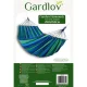 Gardlov Double Garden Hammock with Wooden Spreader Bars, 260x160cm, Blue/Green