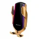 Automatic Car Holder with Wireless Charger 10W 2in1, Gold