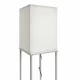 Floor Lamp with Shelves E27 Modern Standing Light, 160cm, white