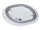 Collapsible Silicone Bowl with Drain and Cutting Board, 5L