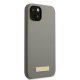 Guess Silicone Logo Plate MagSafe Case for iPhone 13 mini, Grey