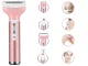 Women\'s Epilator and Shaver 4-in-1 with Interchangeable Heads, USB, Light Pink