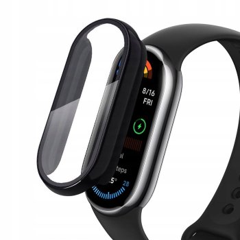Tech-Protect Defense Case with Glass for Xiaomi Smart Band 10 / 10 NFC, Black