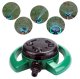 8-in-1 Garden Automatic Rotating Sprinkler with Multiple Nozzles, Green