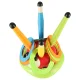 3-in-1 Interactive Game for Kids: Ladybug with Jumping, Target Throwing, and Rocket Launching