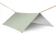 Waterproof camping tarp 300x300 cm for hammock or tent, grey