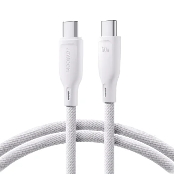USB-C to USB-C Cable Joyroom Multi-Color Series S-A34 PD 60W 1m - White