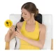 4FIZJO SHIATSU ULTRA+ Heated Neck Massage Cushion Pillow Body Massager, Black