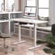Ergo Office ER-433 Electric Height Adjustable Desk Frame (No Top), Grey