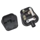 Maclean MCE193 UK Mains Plug, 13A, 230V, Black