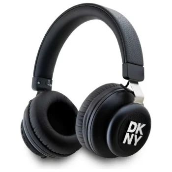 DKNY Metal Logo Bluetooth Over-Ear Headphones, Black