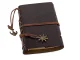Retro Style Traveler\'s Notebook / Diary, Dark Brown