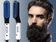 Electric Beard and Hair Straightener Comb for Men, White